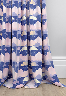 Cloudy Cosmos, Purple Twilight - Made to Measure Curtains